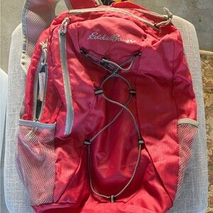 Eddie Bauer Stowaway Packable Backpack in dark berry